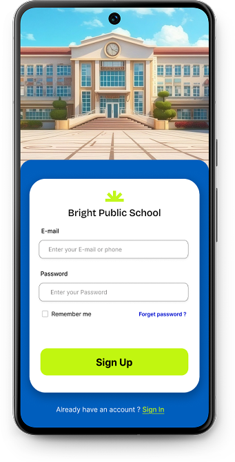 Bright Public School app screen 5