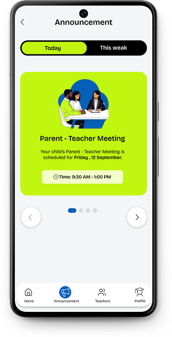 Bright Public School app screen 12